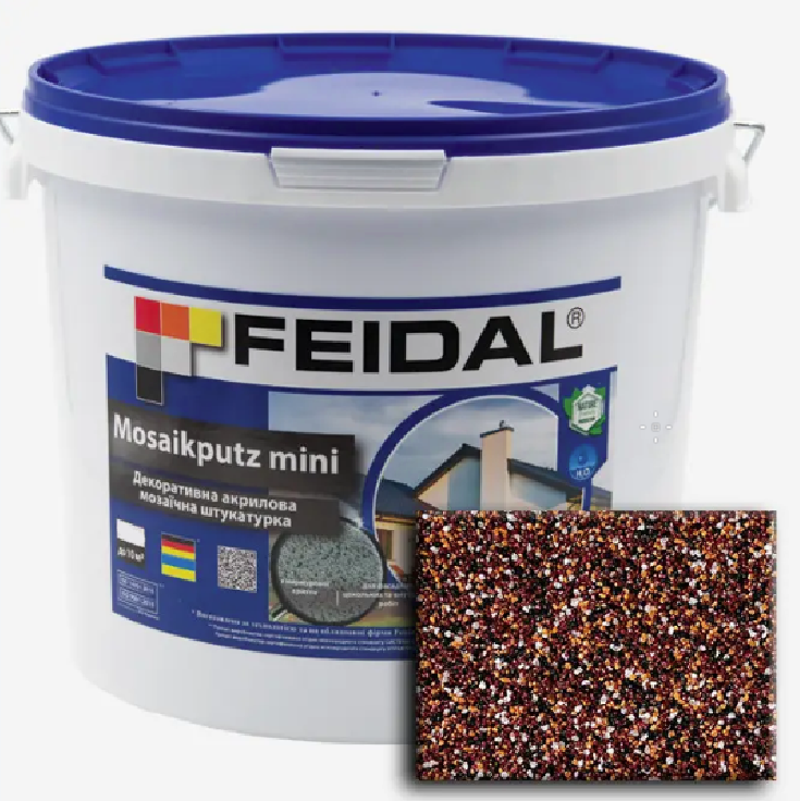 Декоративна штукатурка акрилова Feidal Mosaikputz mini А31 мозаїчна 15 кг (27581836)