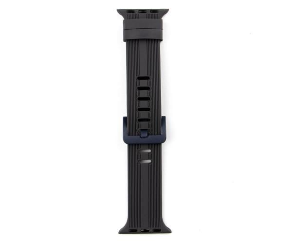 Ремінець Silicone Shine для Apple Watch 38/40/41 мм Dark Grey