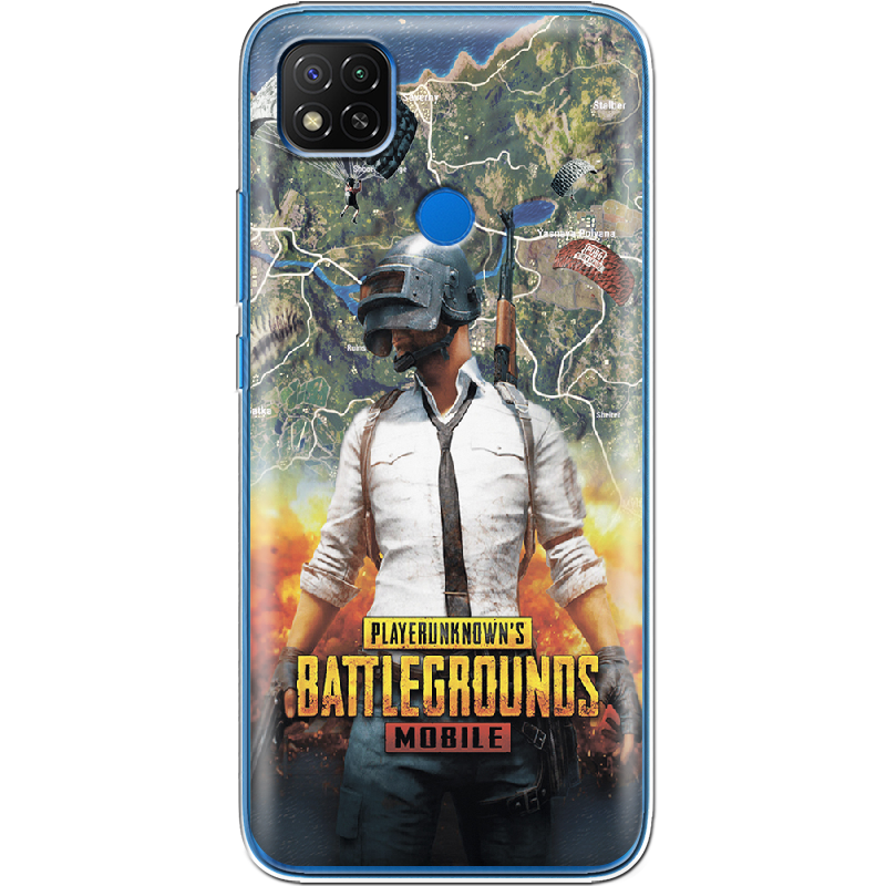 Чохол Boxface Xiaomi Redmi 9C PUBG Mobile Прозорий силікон (40879-up2309-40879)