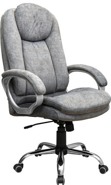 Офисное кресло руководителя Elite ProDesign MultiBlock М-3 хром прорезиненные колеса Gray (rch_chr_00247)
