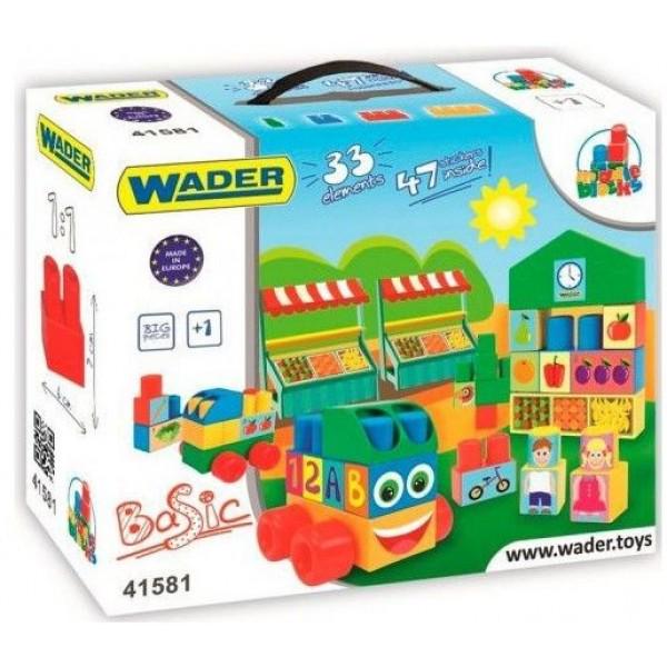Конструктор для малышей Wader 33 элемента (415812)