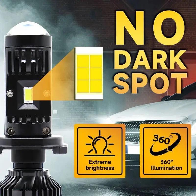 Лампи ближнього світла Led H7 12 В 60 Вт 6000К Y10Pro - фото 7