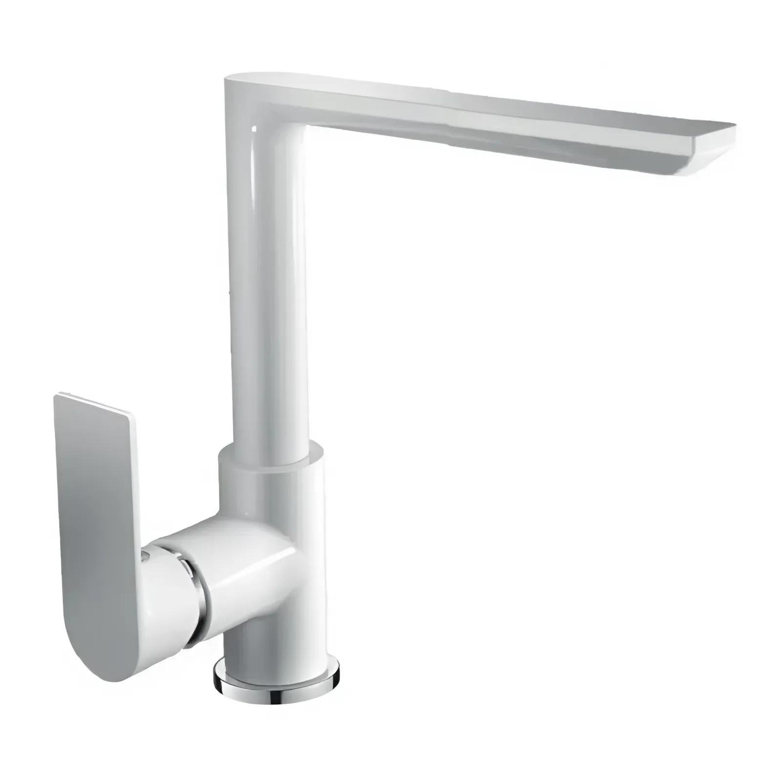 Змішувач для кухні Haiba ALEX 018 White/Chrome (HB9569)