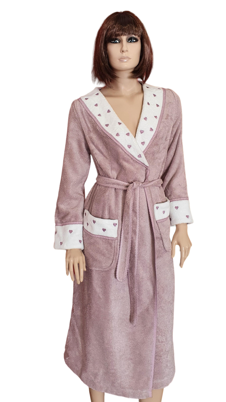 Халат женский Maison D'or Lavoine Long L Dark Lilac (CN9466)