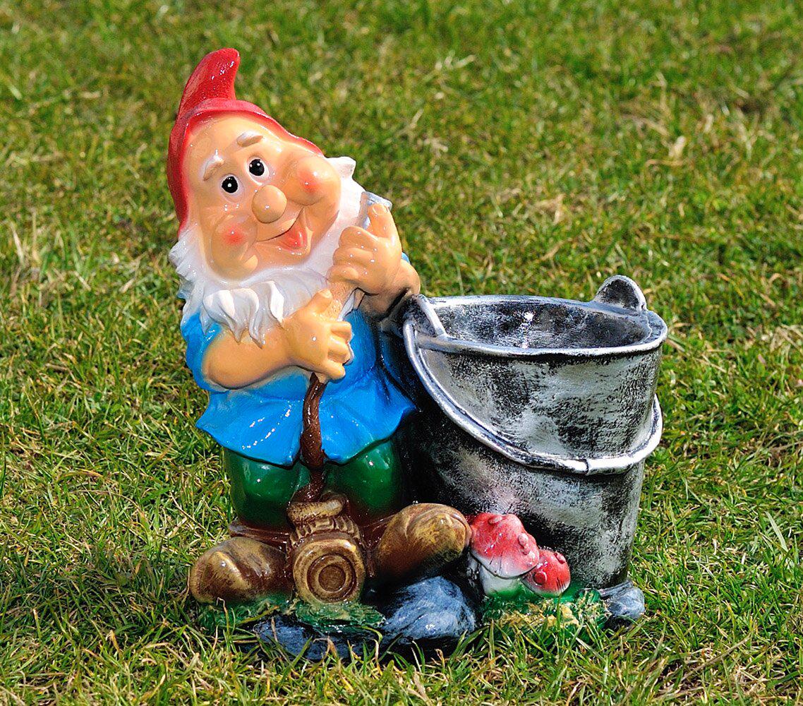 Подставка для цветов Гном поливальщик 31 см (179) Подставка для цветов Гном поливальщик 31 см (179)