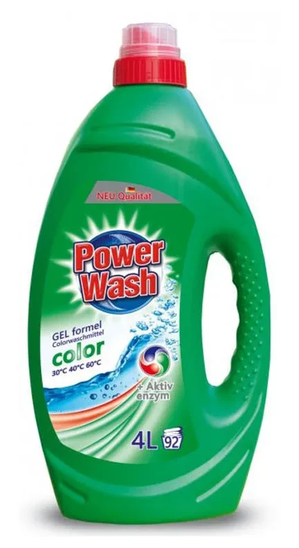 Гель для стирки Power Wash Color 4 л 92 цикла стирки