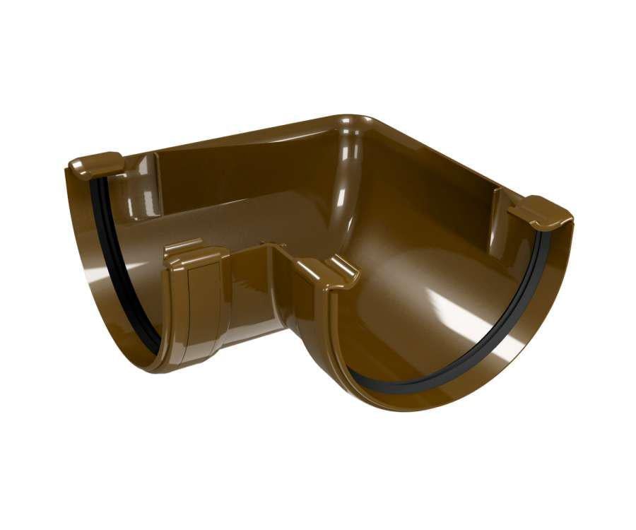 Угол желоба 90° Regenau 125/80 Коричневый