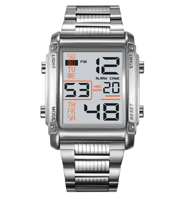 Наручные часы мужские Skmei 2206 спортивные на браслете Silver/White (19156)