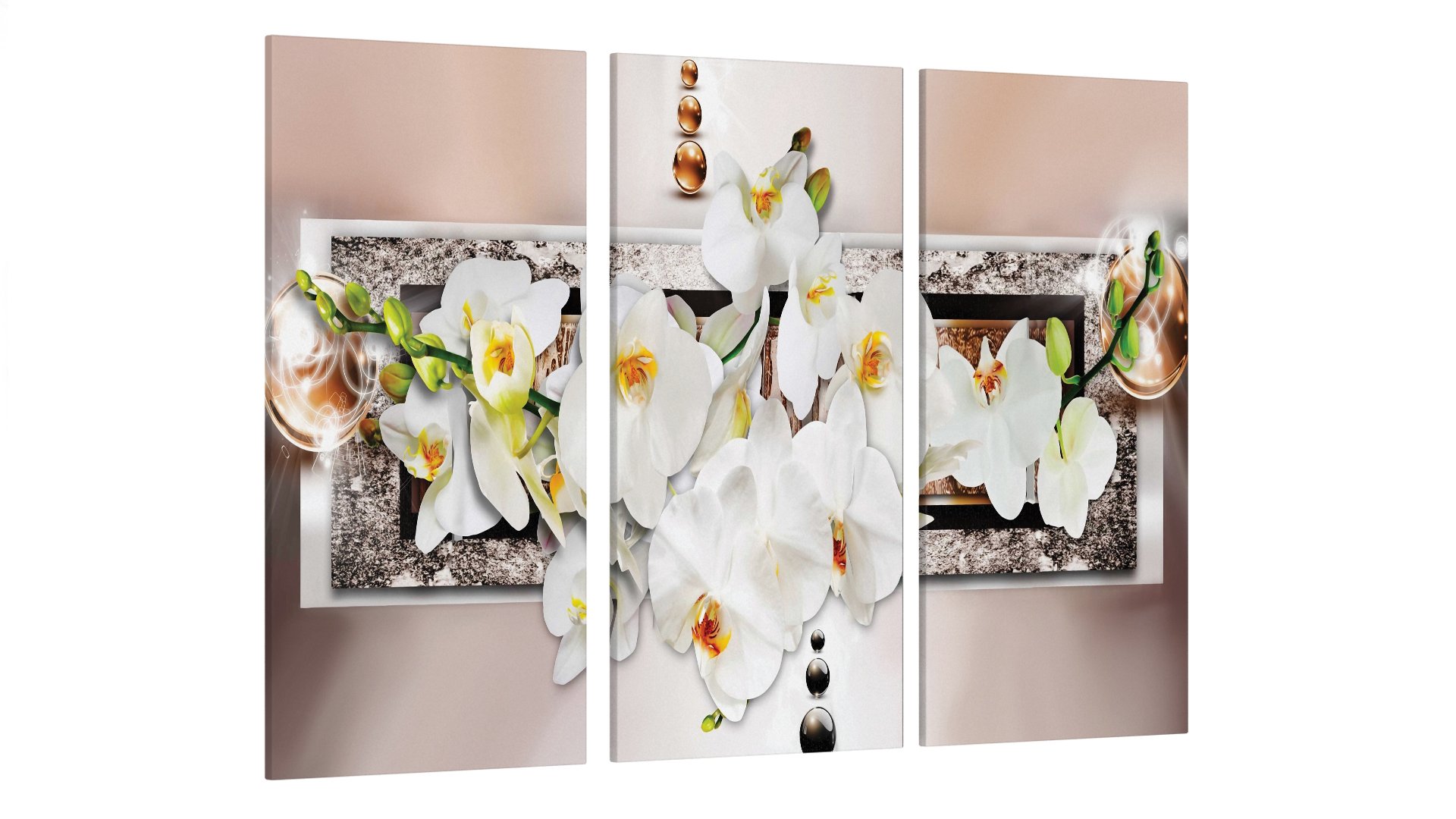 Картина модульная Абстракция Орхидея (Art-220_XXL)