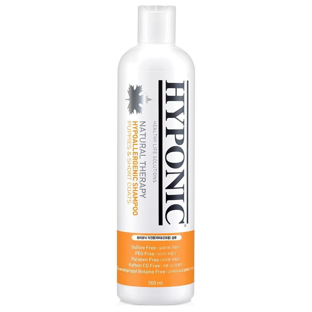 Шампунь Hyponic Hypoallergenic для щенков и короткошерстных собак 500 мл (2344118423)