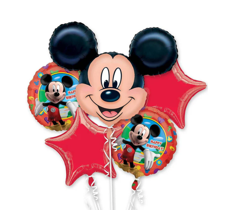 Набор воздушных шаров фольгированных Микки Маус 24'' 5 шт. (2990242434)