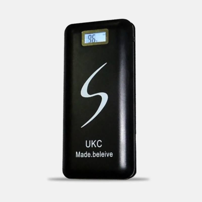 Повербанк внешний UKC LCD 30000 LED фонарь и 2 USB