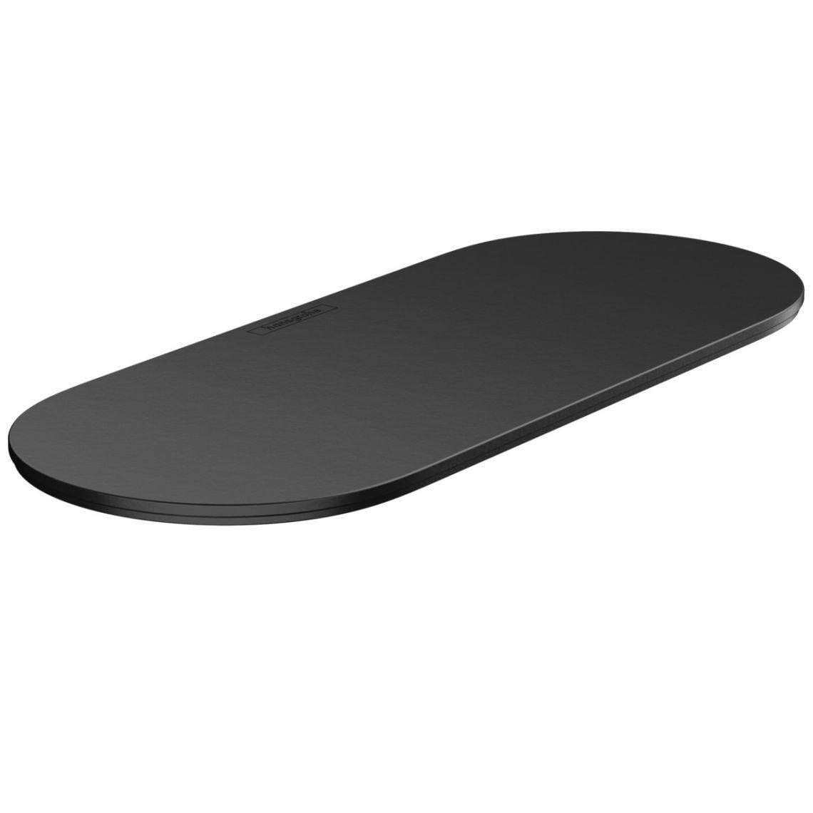 Крышка для полочки Hansgrohe WallStoris 25x10 см Black matt (27925670)