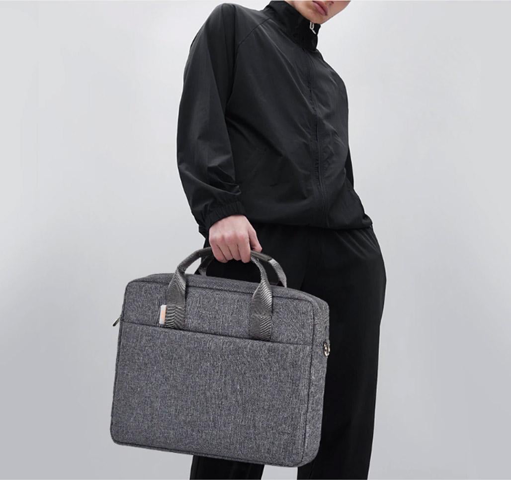 Сумка для ноутбука WiWU Minimalist Pro Laptop Bag 14" Grey - фото 8