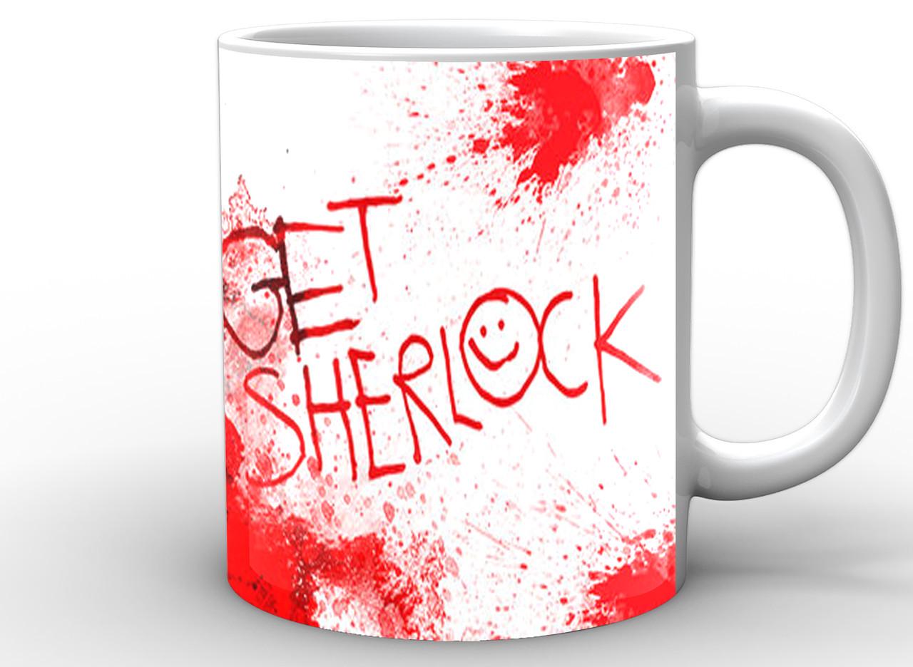 Чашка Geek Land Шерлок Холмс 330 мл Белый (SH.002.04)