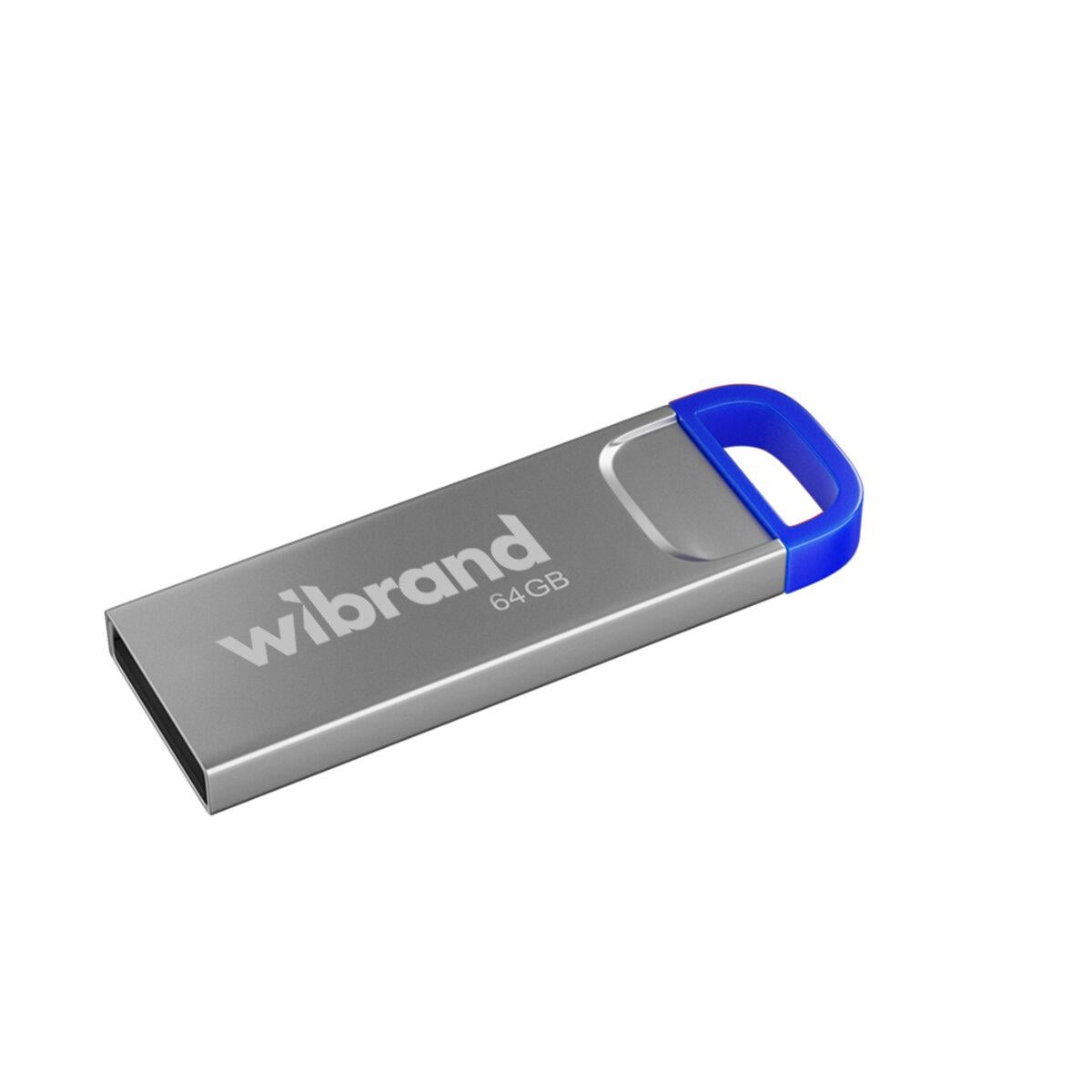Флеш-память USB Wibrand Falcon WI2.0/FA64U7U 64 Гб Blue
