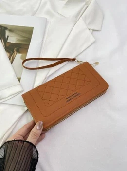 Кошелек женский экокожа Коричневый