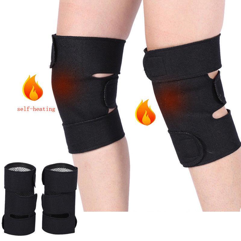 Бандаж коленного сустава согревающий Self Heating Knee Brace Черный (6012) - фото 3