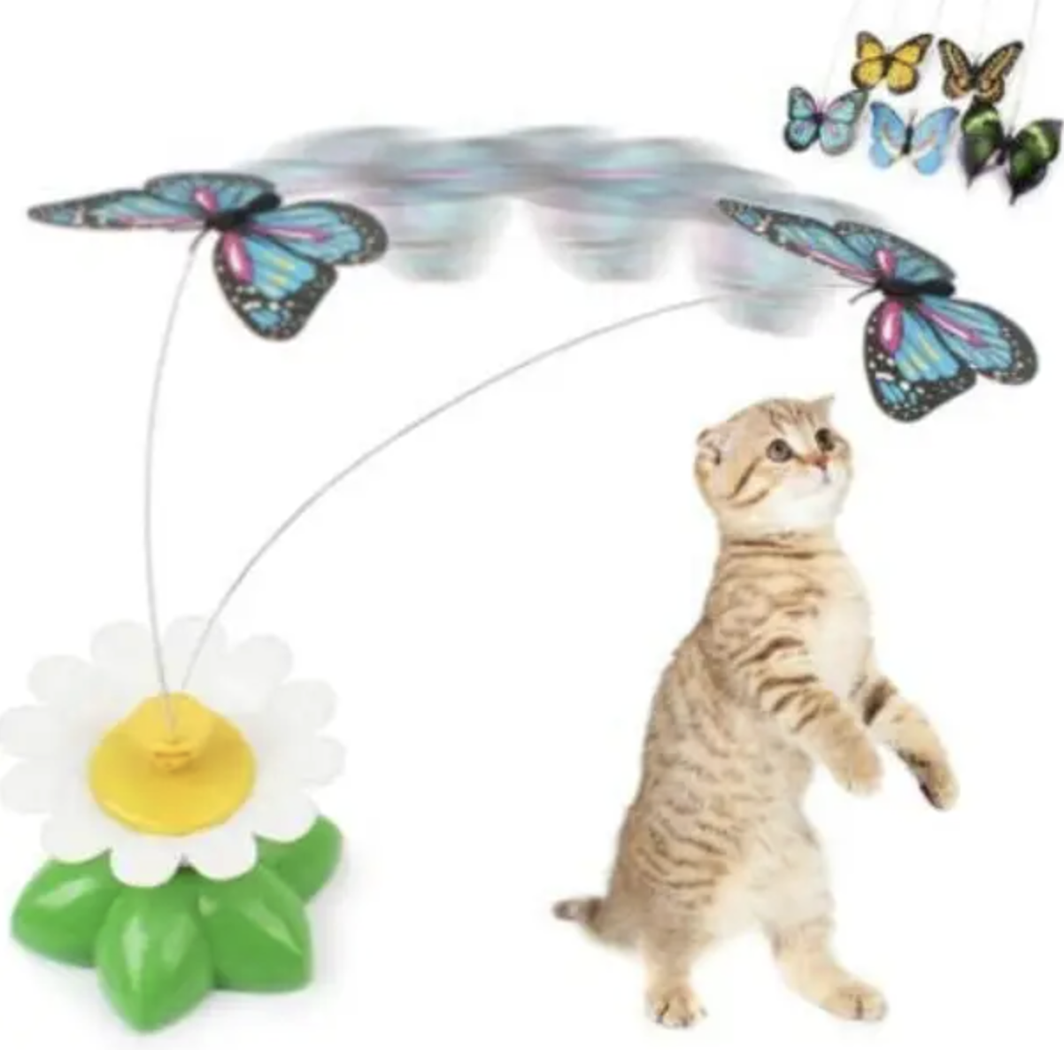 Іграшка для котів з автоматичним обертовим дротом - фото 2