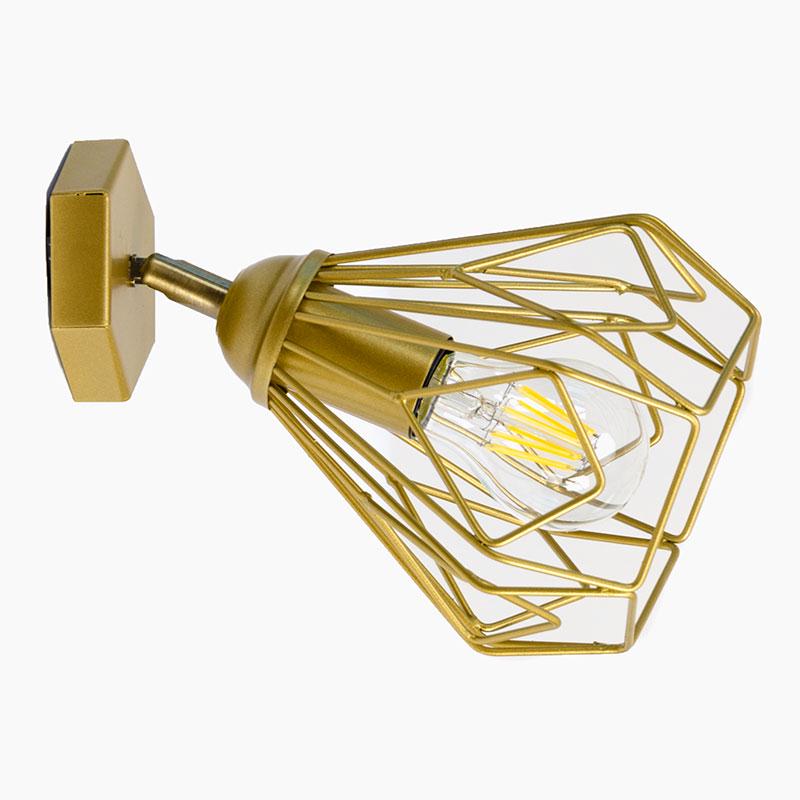 Бра поворотное Atmolight Bevel W165 1329 на одну лампу Золото