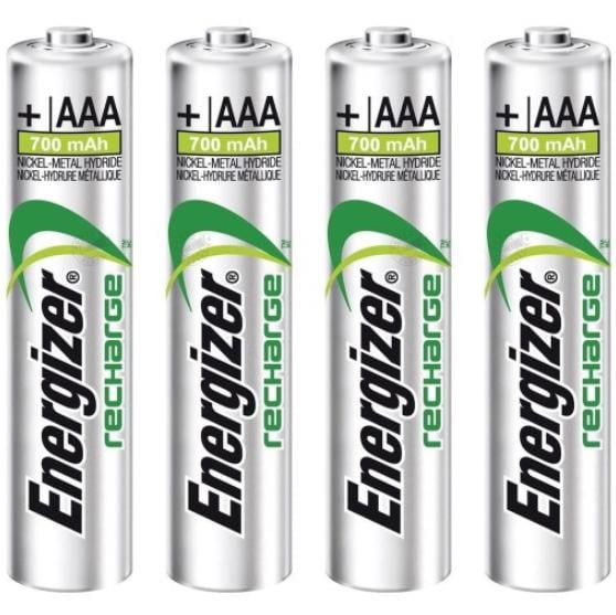 Набор батареек щелочных Energizer AAA Ni-MH 700 mAh 4 шт. (10291249)