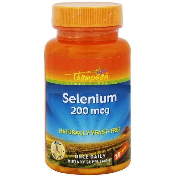 Комплекс Селен и Молибден Thompson Selenium 200 mcg 30 Tabs (THO-19490)