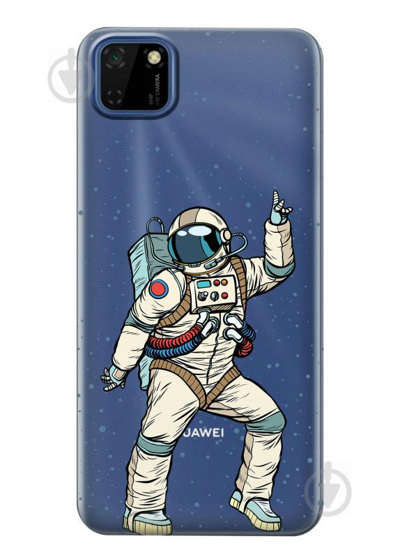 Прозрачный силиконовый чехол iSwag для Huawei Y5p с рисунком - Веселый космонавт (KS2427) Прозрачный силиконовый чехол iSwag для Huawei Y5p с рисунком - Веселый космонавт (KS2427)