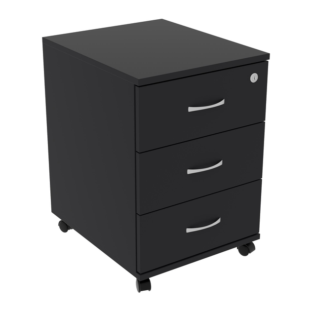 Тумба офисная Континент ТМ-2 40х48х59 см Антрацитовый (27319224)