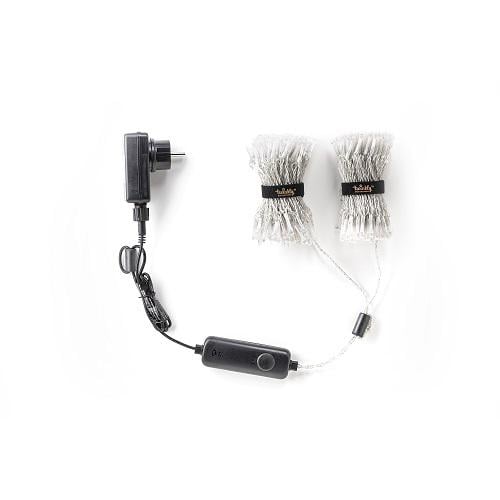 Гірлянда світлодіодна Twinkly Strings RGBW Smart 250 ламп з прозорим кабелем 20 м (TWS250SPP-TEU)