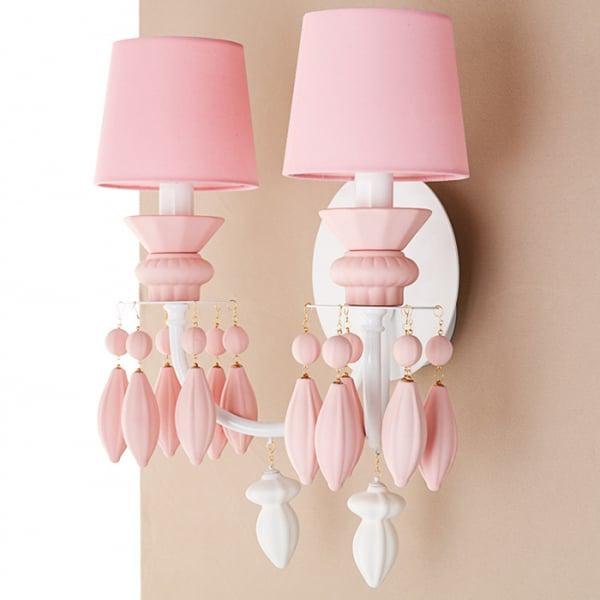 Бра Flora на 2 лампи Рожевий (BL001/2pink)