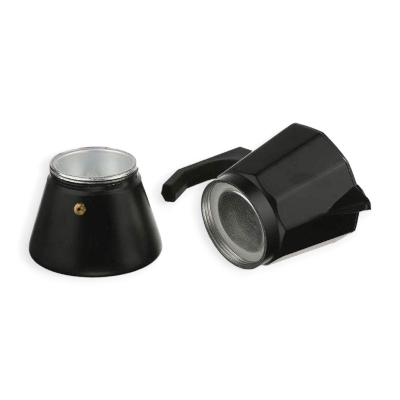 Гейзерная кофеварка A-Plus AP-2091 алюминиевая с покрытием на 6 чашек 300 мл Черный (204285) - фото 4 Гейзерная кофеварка A-Plus AP-2091 алюминиевая с покрытием на 6 чашек 300 мл Черный (204285) - фото 4