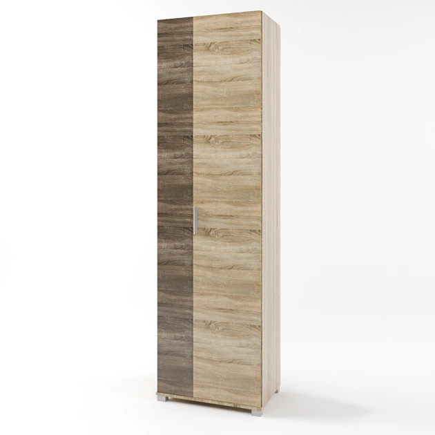 Шкаф прямой распашной Еверест Бриз ШП-2 Сонома/Трюфель