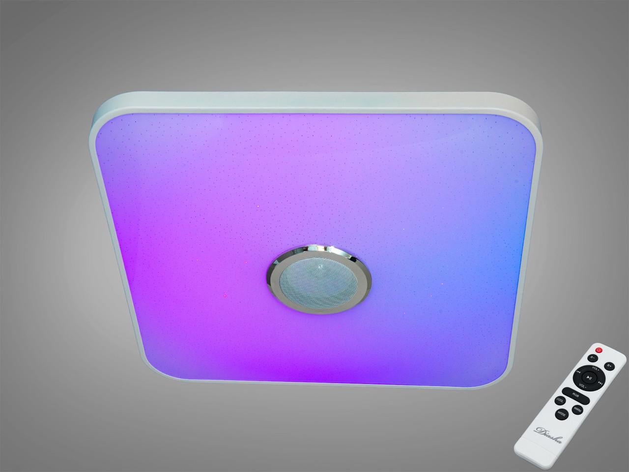 Люстра потолочная светодиодная TUYA 80Вт RGB Bluetooth Белый (2989250456)