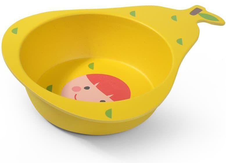 Тарелка детская суповая Fissman груша из бамбукового волокна 19 см