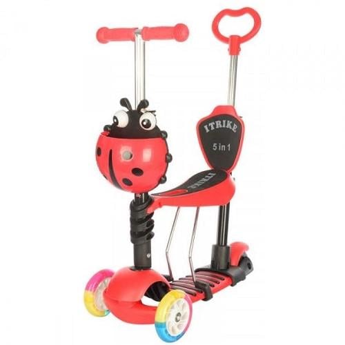 Самокат детский Profi JR 3-026-C-1 Maxi 5в1 Красный (JR 3-026-C-1-4)