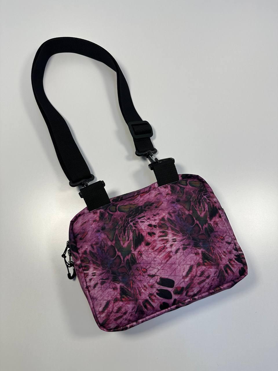 Сумка напівкільце 25х20х5,5 см Рожевий - фото 5