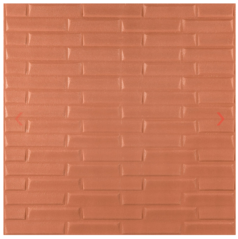 3D-панель самоклеюча під цеглу Білий матовий (SW-00001715)