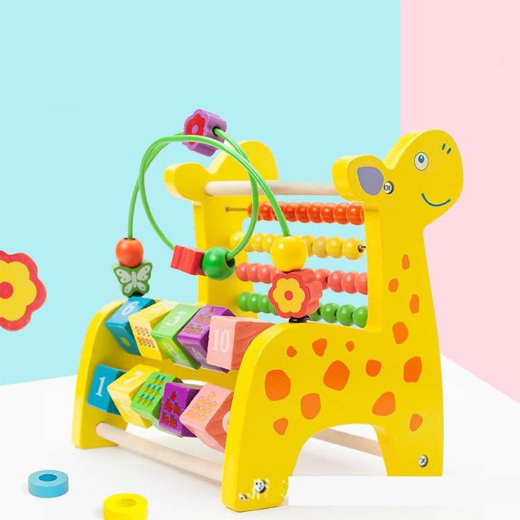 Деревянные детские счеты жираф Fortune idea - фото 2 Деревянные детские счеты жираф Fortune idea - фото 2