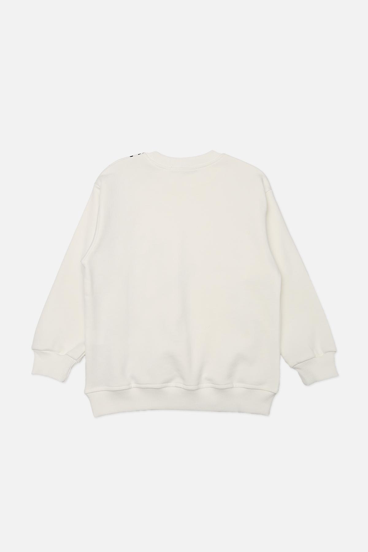 Свитшот для мальчика 152 см Молочный (ЦБ-00269723)