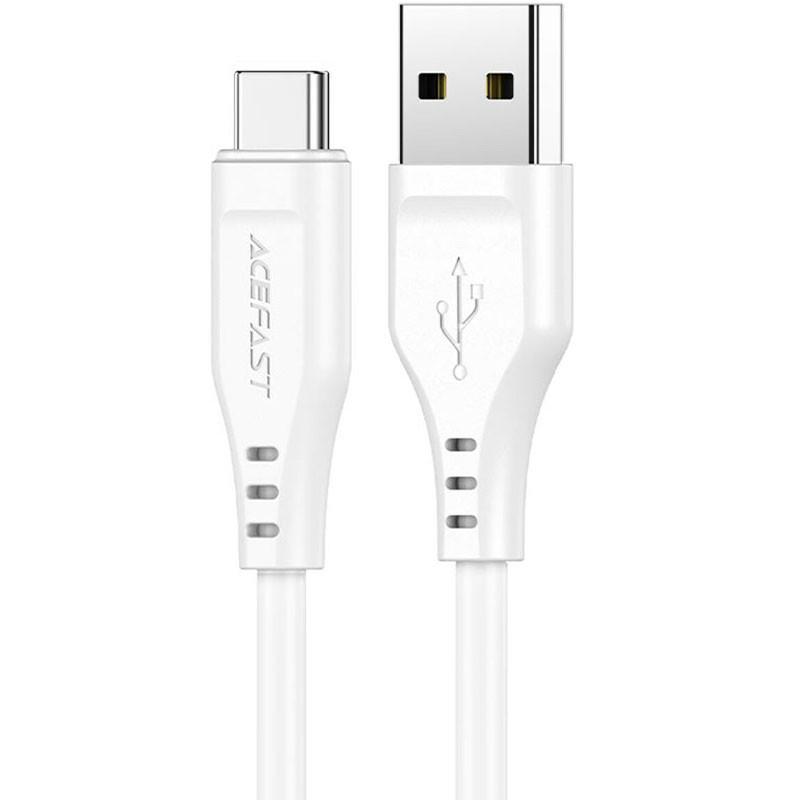 Дата-кабель Acefast C3-04 USB-A to USB-C TPE 1,2 м White (00000065914_2)
