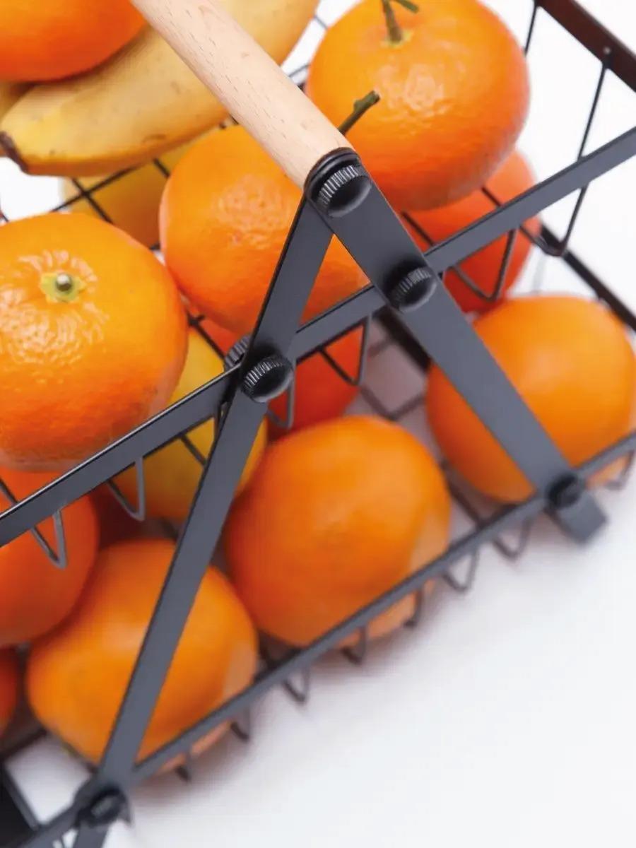 Кошик для фруктів/овочів RAF настільний 3-ярусний Чорний (5478451) - фото 3 Кошик для фруктів/овочів RAF настільний 3-ярусний Чорний (5478451) - фото 3