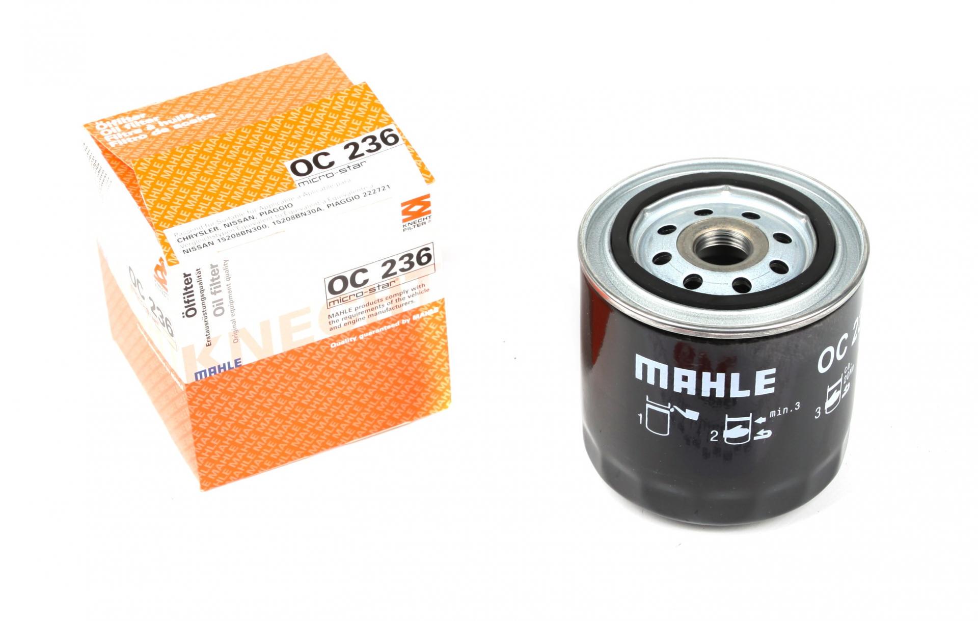 Фильтр масляный KNECHT для Nissan Pathfinder/Primera/X-Trail 2,2-2,5 dCI 01- (OC 236)