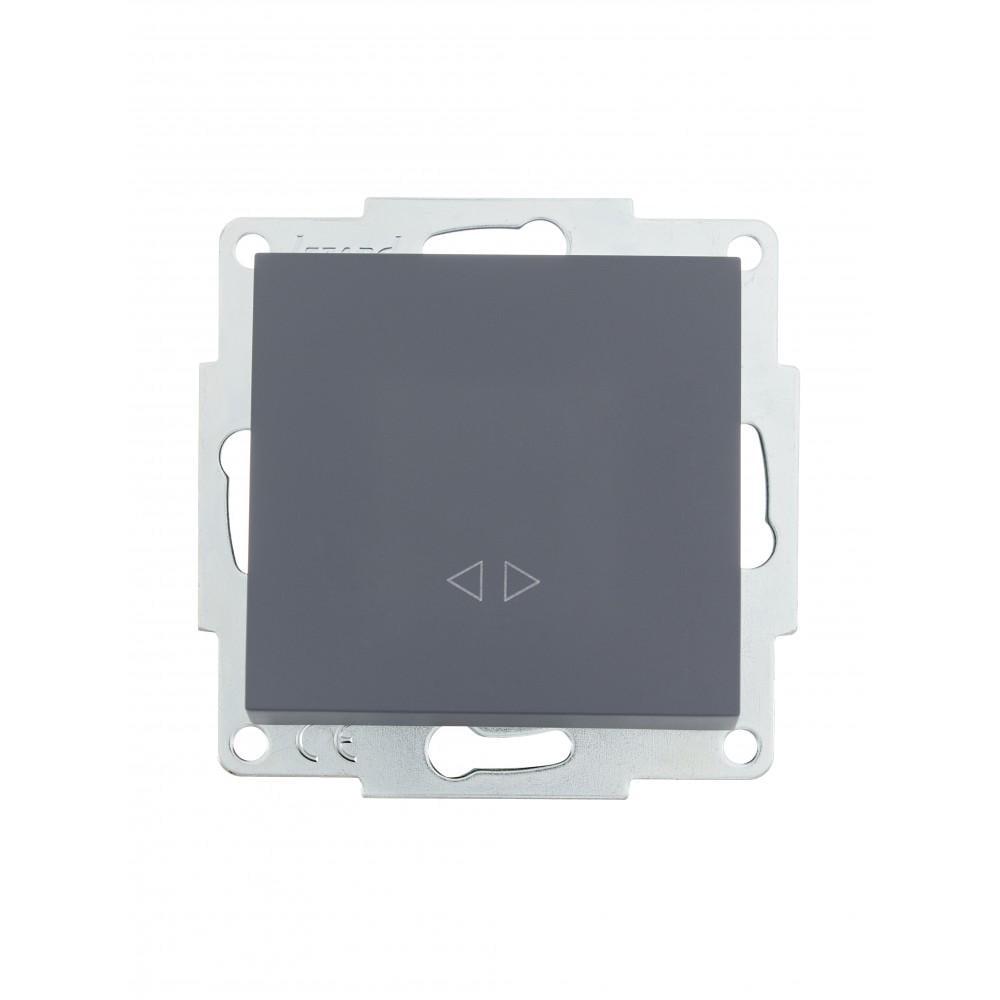Выключатель промежуточный 742-3488-107 серия Vesna Графитовый (00000123302)
