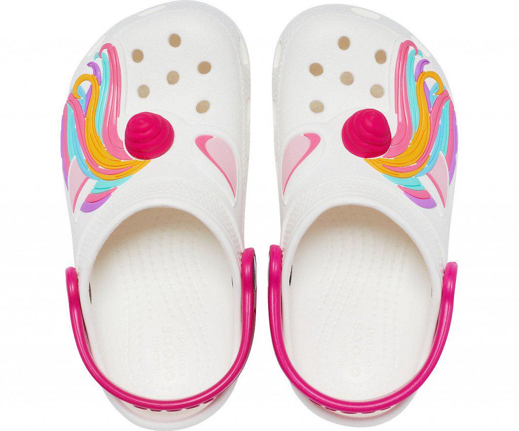 Сабо Crocs Kids Fun Lab Classic I Am Unicorn Clog C11 р. 28 Белый - фото 3