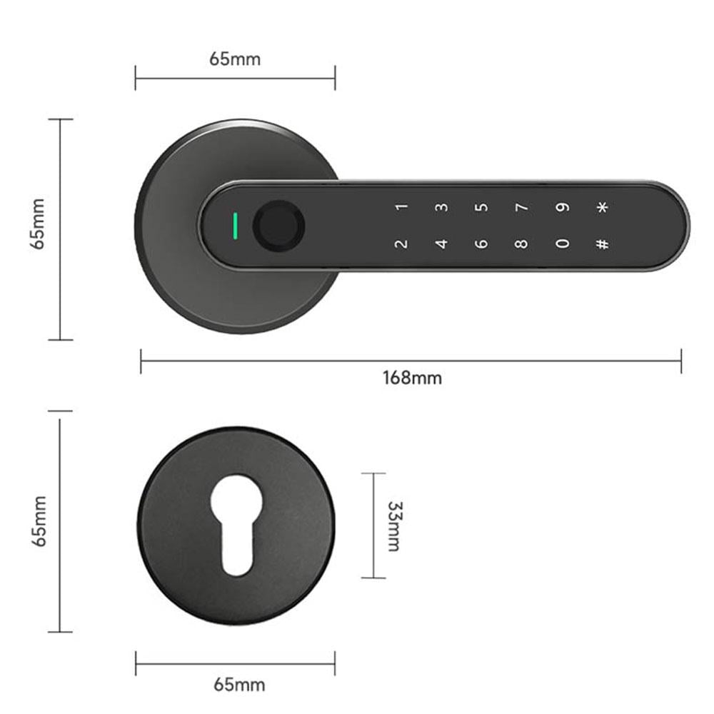 Замок розумний для міжкімнатних дверей Arkfish Smart Lock S5 Pro Split Version - фото 2 Замок розумний для міжкімнатних дверей Arkfish Smart Lock S5 Pro Split Version - фото 2