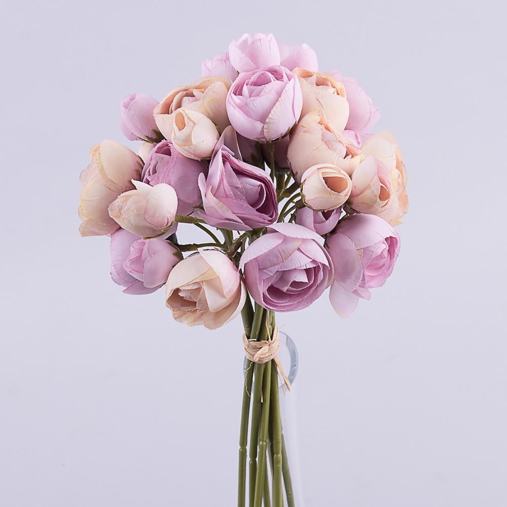 Искусственные цветы Букет ранункулюсов премиум свадебный (1818-4)