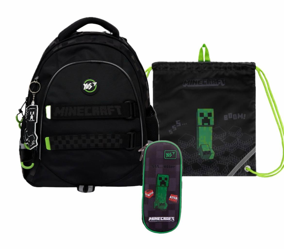 Рюкзак шкільний/пенал/сумка YES Minecraft Teen TS-52 (559944К)