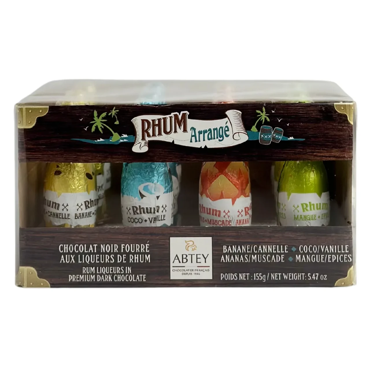 Конфеты ассорти Abtey Rhum Arrange бутылочки с ромом 155 г (2800134473) Конфеты ассорти Abtey Rhum Arrange бутылочки с ромом 155 г (2800134473)