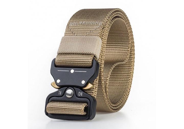 Ремень военный Assault Belt с пряжкой Кобра Койот (7380)