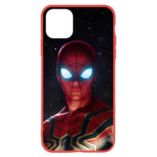 Чехол для iPhone 11 Pro Spiderman with glowing eyes